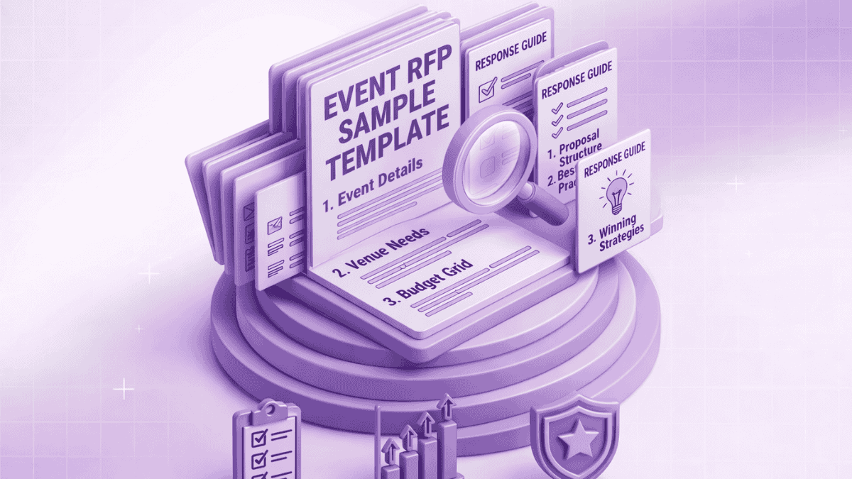 Event RFP sample template + response guide