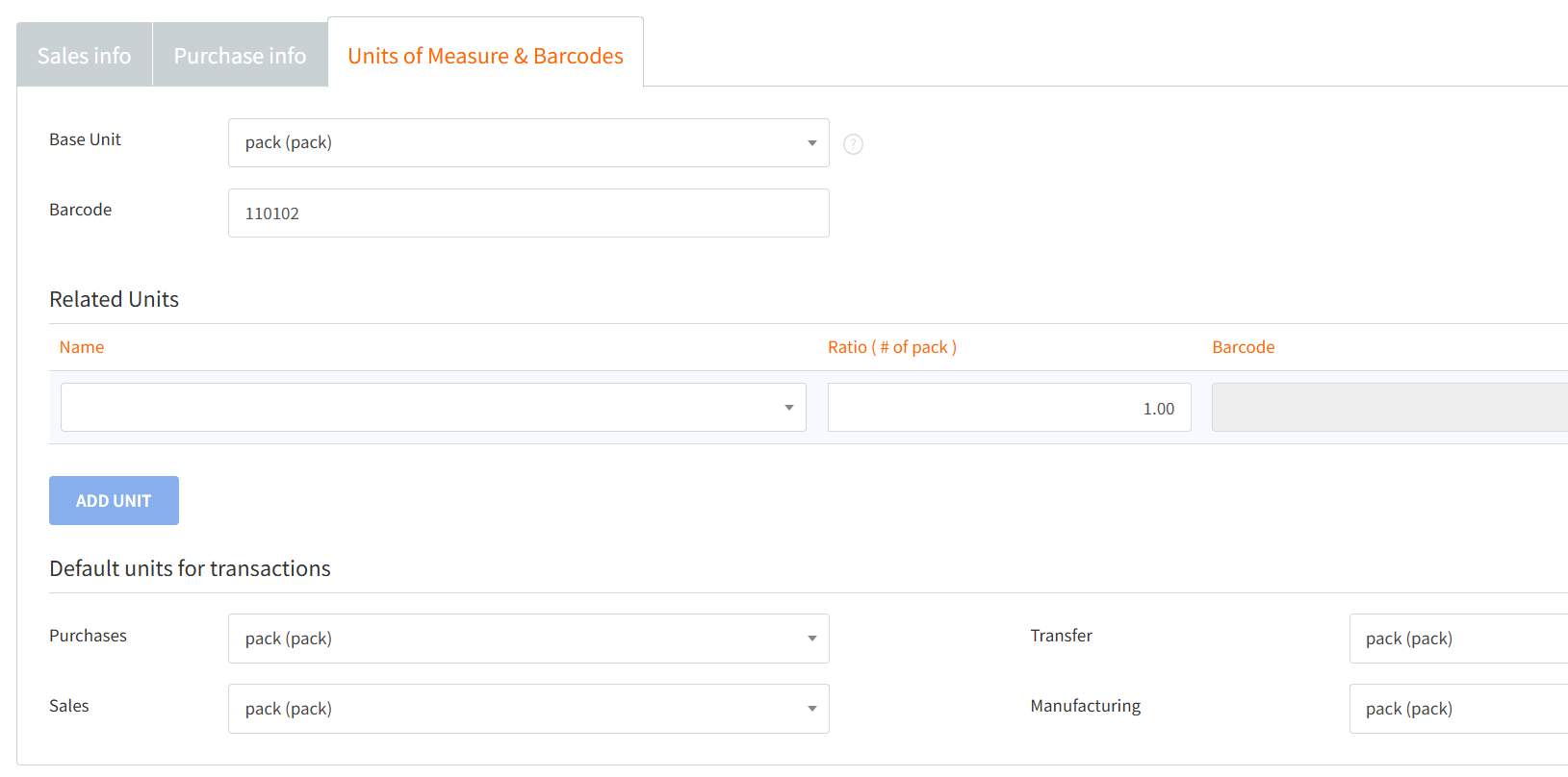 unit-of-measure-feature-handifox-online-screenshot