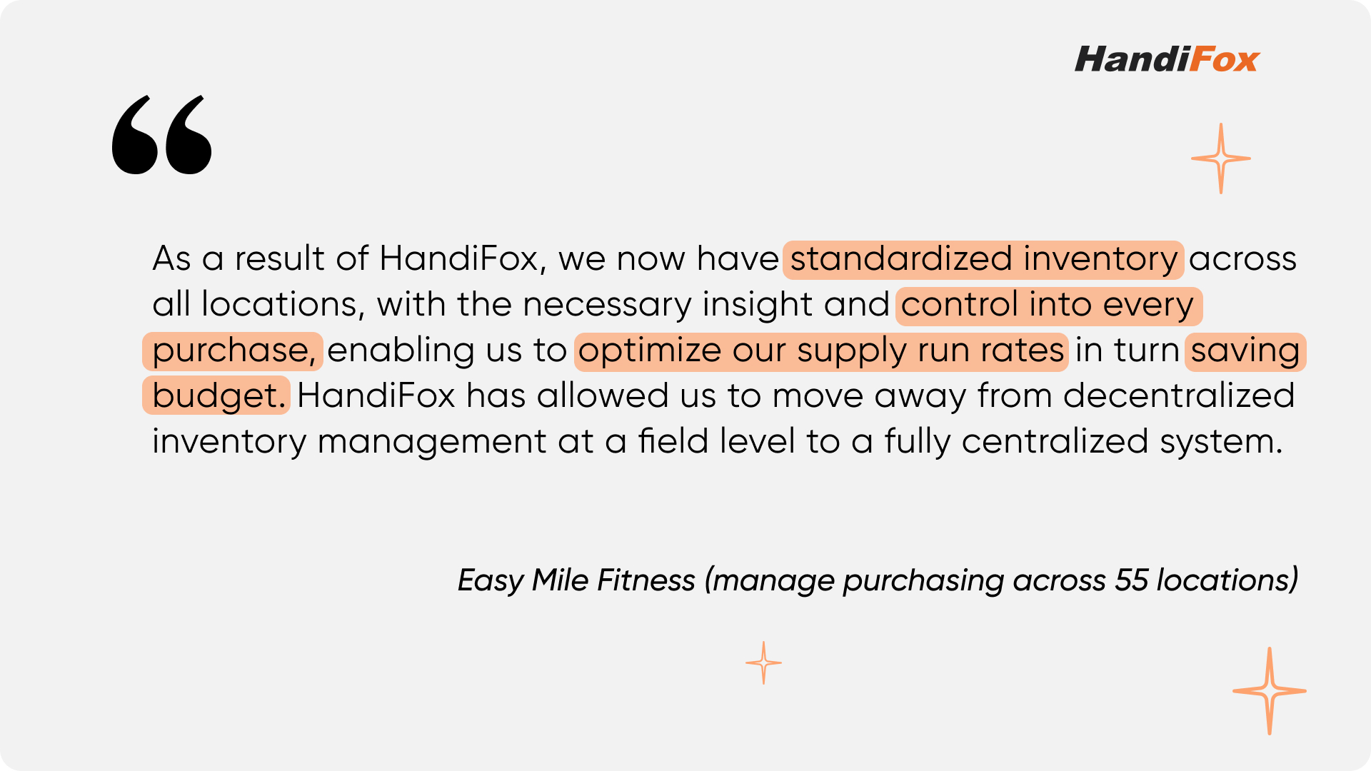 handifox testimonial