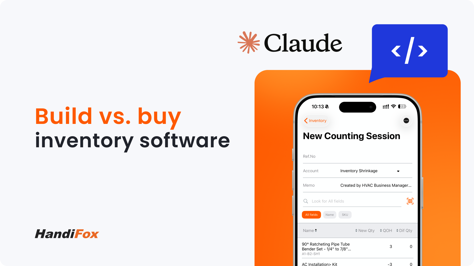build vs buy inventory software blog post by handifox
