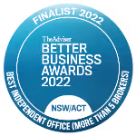 Finalist Better Business Awards – Best Independent Office (more than 5 brokers)