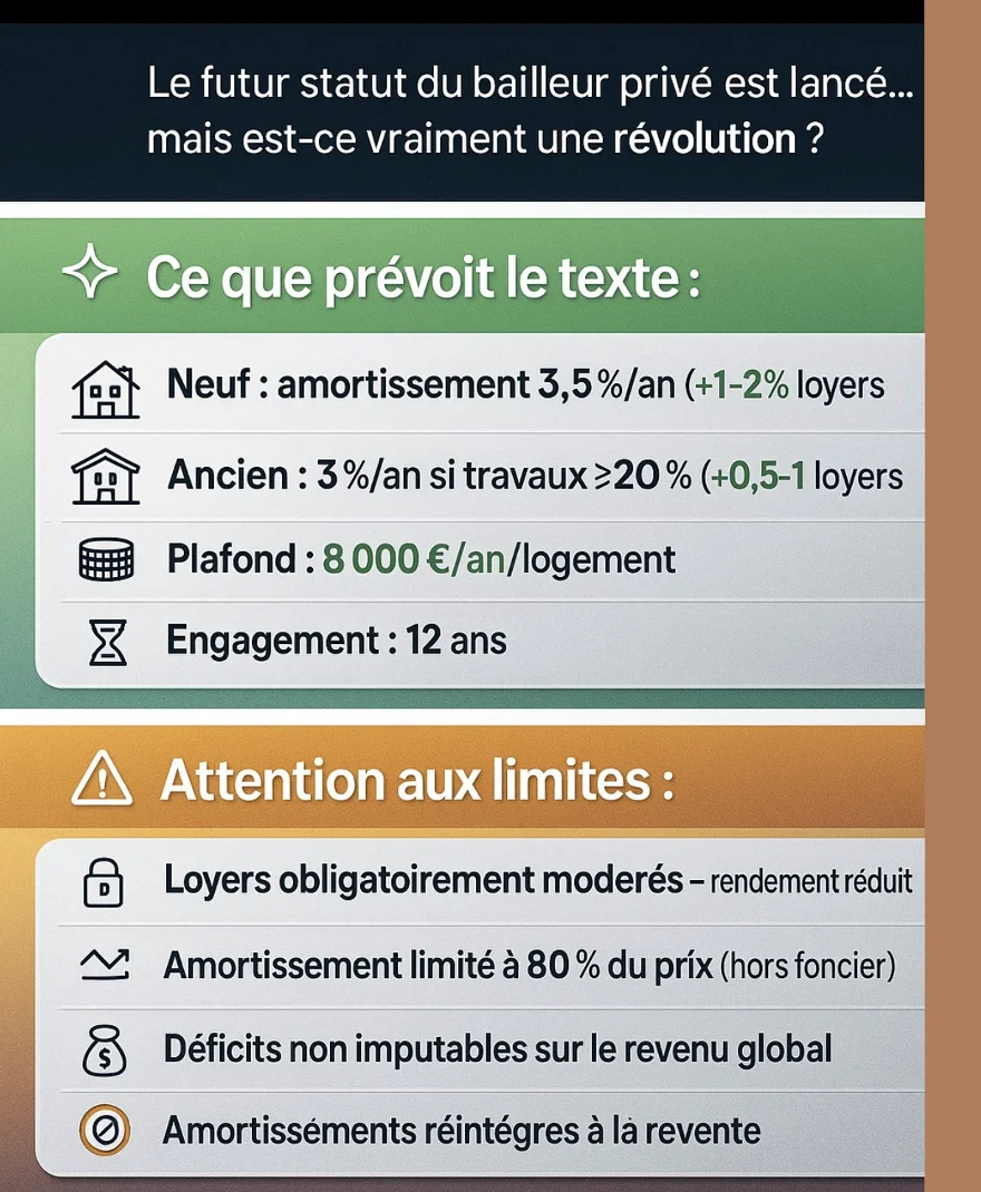 statut bailleur privé PLF 2026