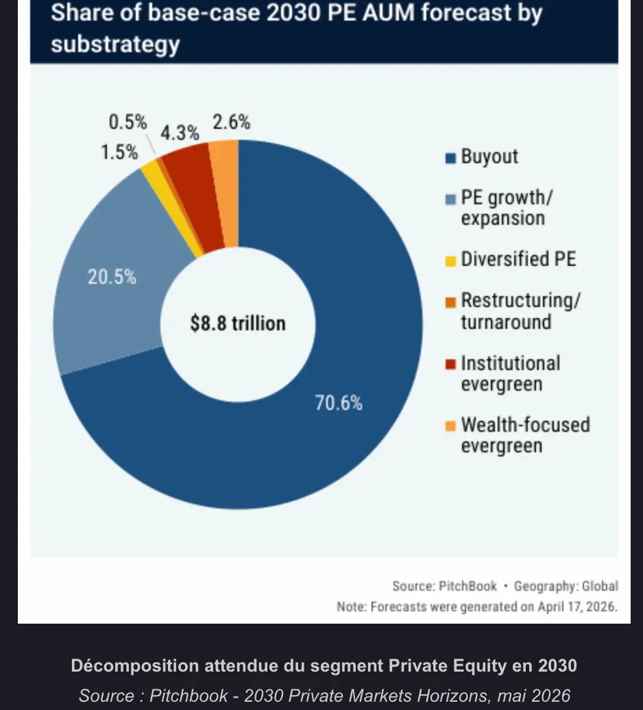 décomposiiton du private equity horizon 2030