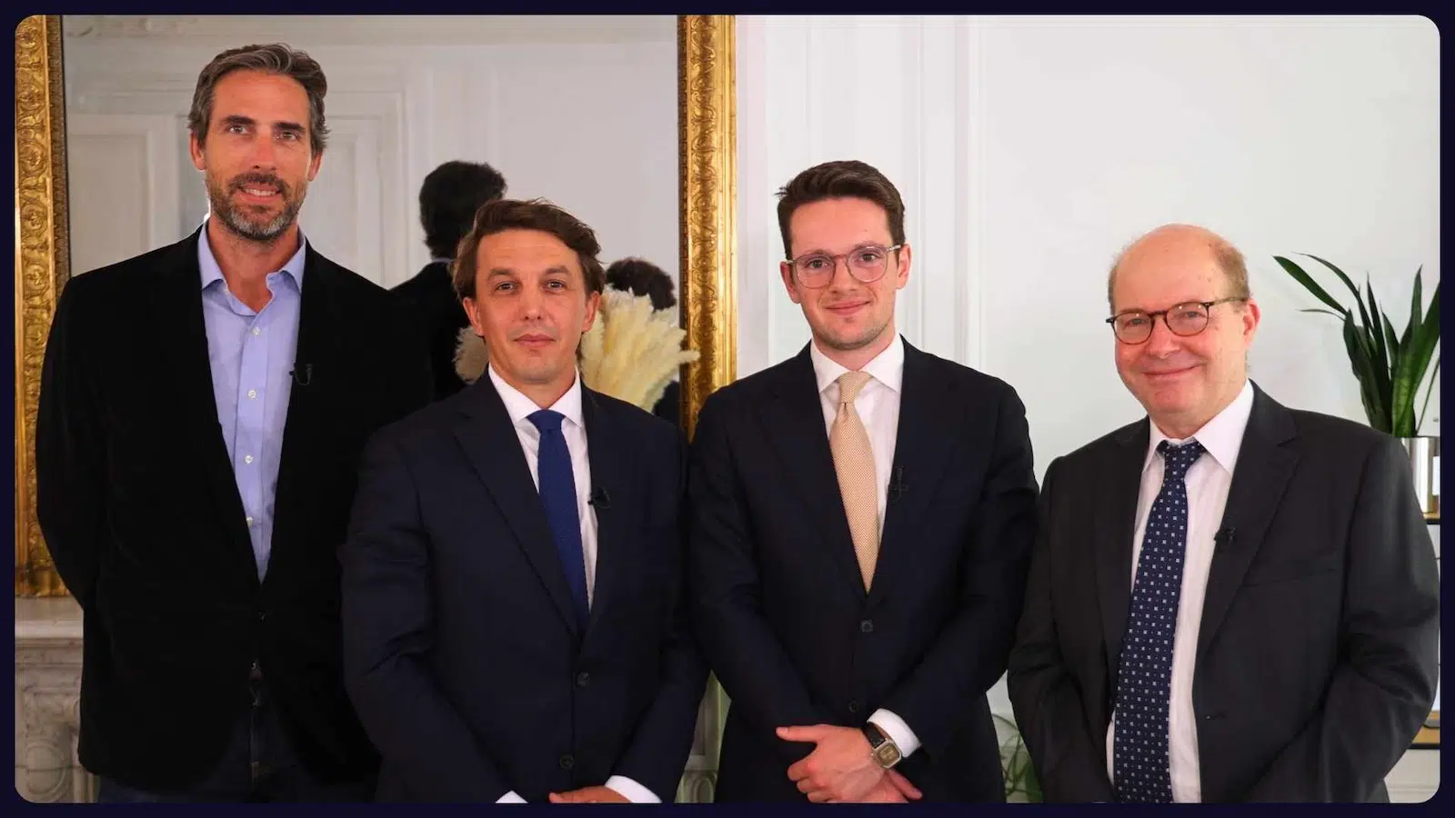 Yann Louin (Pictet AM) Thomas d'Hauteville (fondateur de la Financière d'Hauteville) et Paul Mary ( Savinianne)