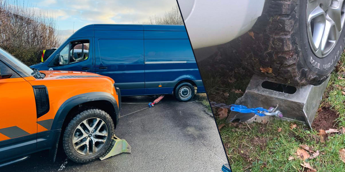 Yellow racing truck with logos driving on a track beside the text 'SOLID X POWER PERFORMANCE PRECISION' on a black background.