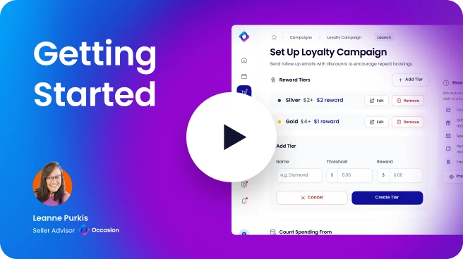 Getting Started video with Leanne Purkis, Seller Advisor