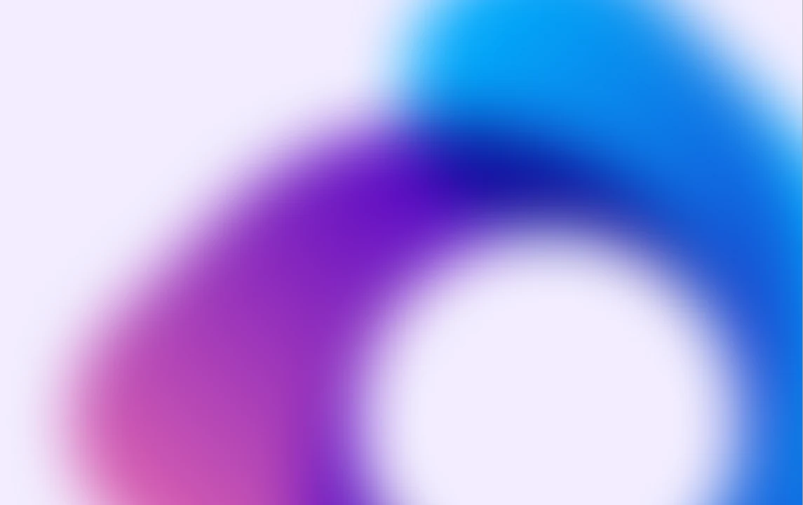Decorative gradient blob