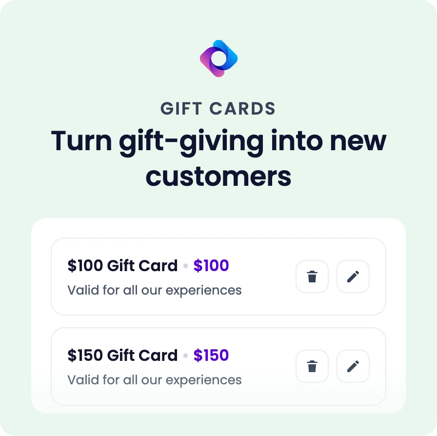 Gift Cards — Turn gift-giving into new customers