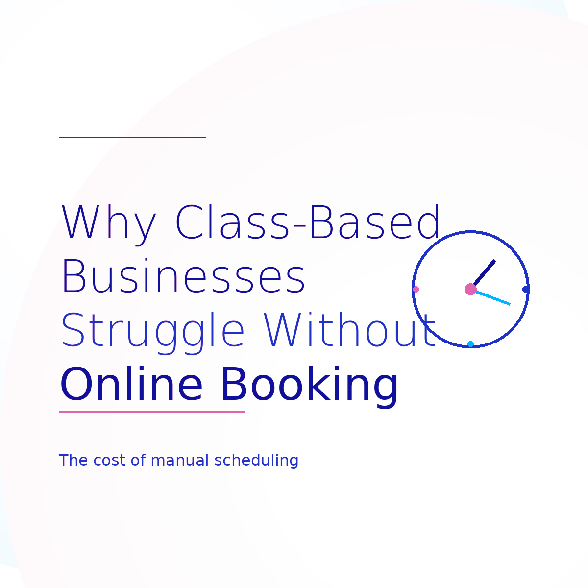 Online booking system for classes and events