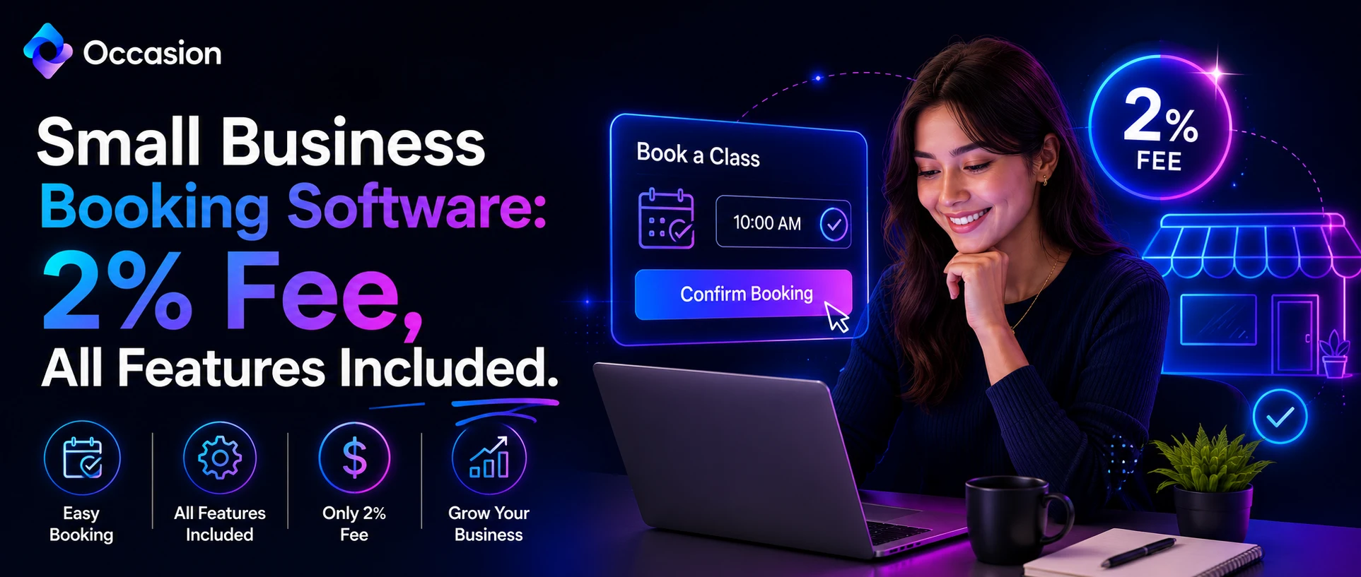 Online booking system for classes and events