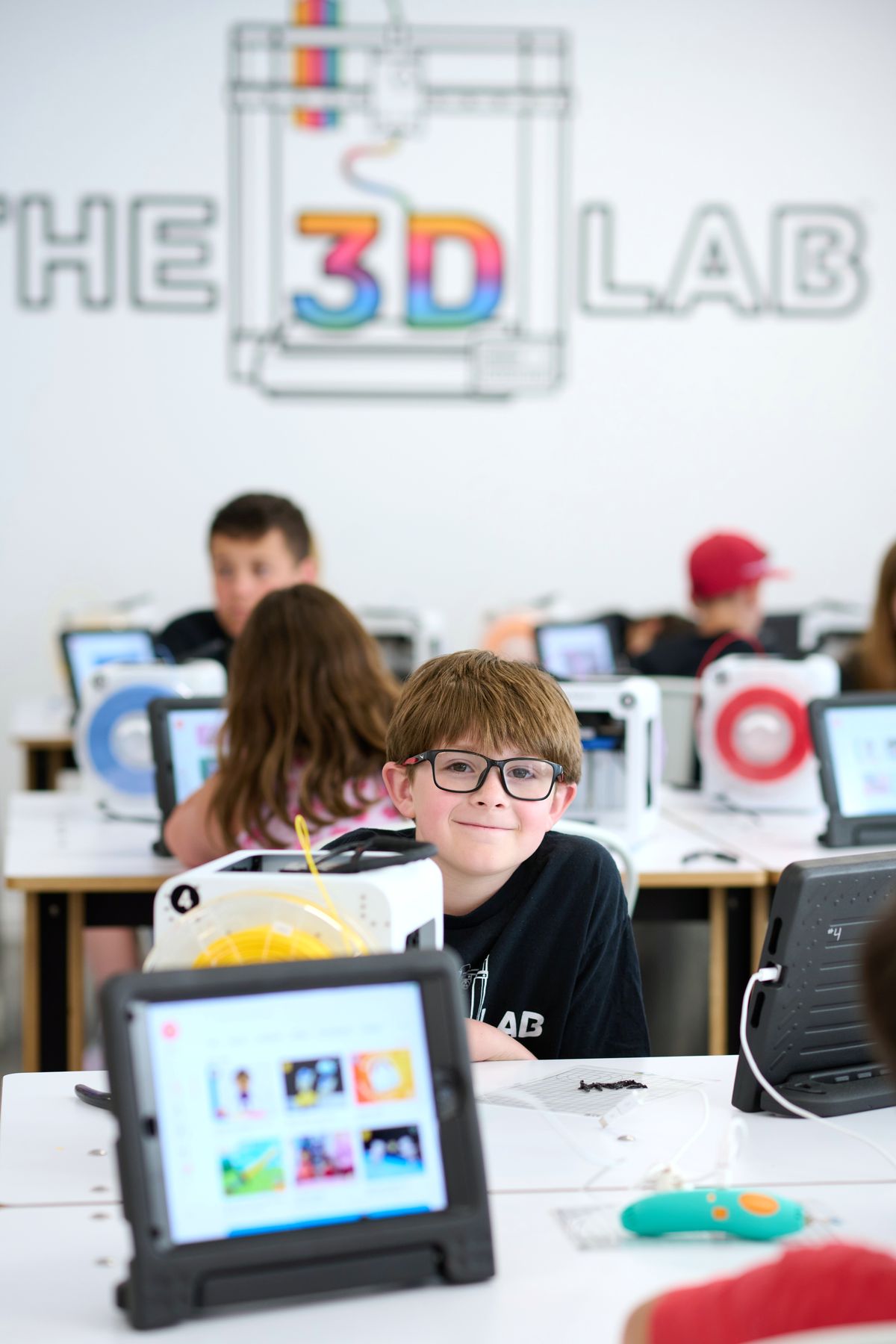 A young maker at The 3D Lab