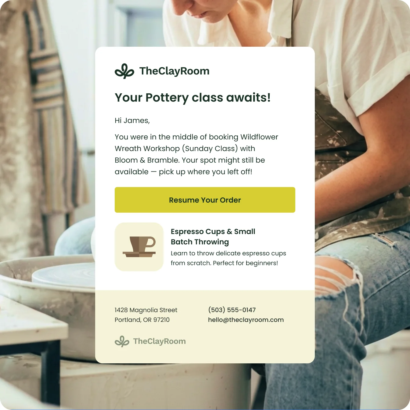 Occasion interface panel