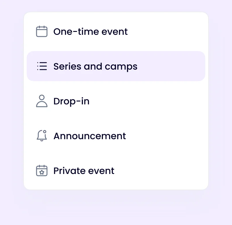 Occasion interface