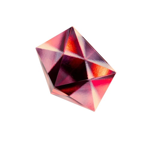 red crystal particle