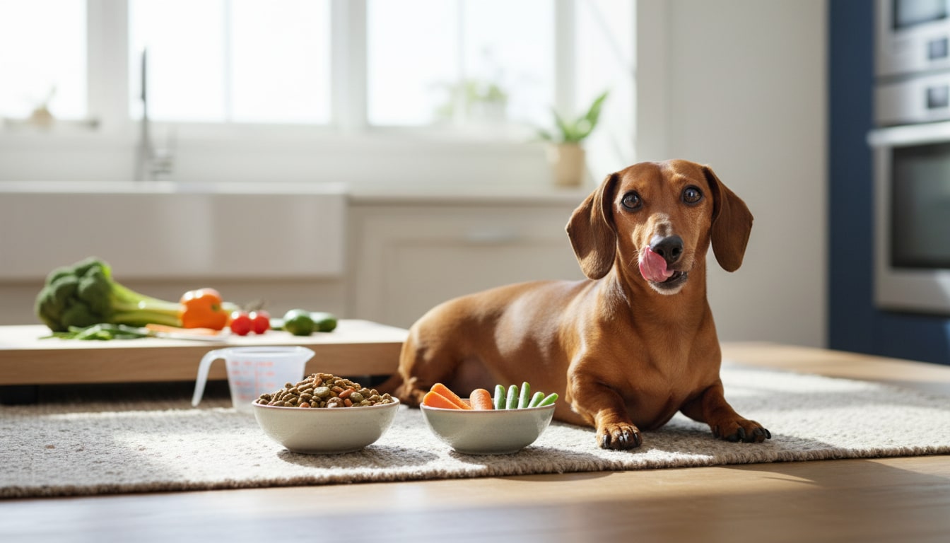 Dachshund: por que o cuidado com a alimentação é essencial para proteger a coluna — Petiscos e restos de comida: onde mora o perigo
