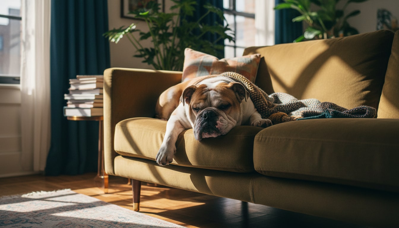 Buldog preguiçoso ou cansado? Entenda o comportamento da raça