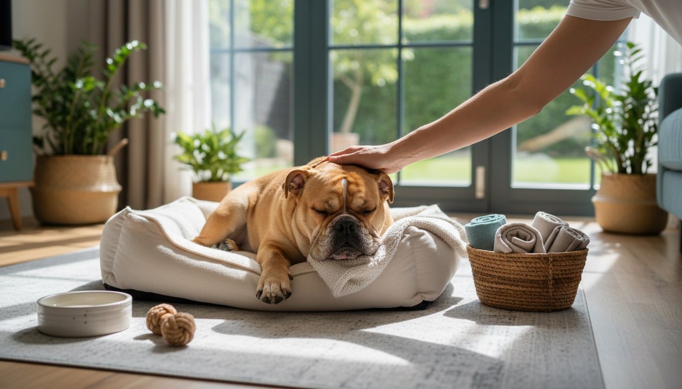 Buldog preguiçoso ou cansado? Entenda o comportamento da raça — Como criar uma rotina leve e adequada para a raça