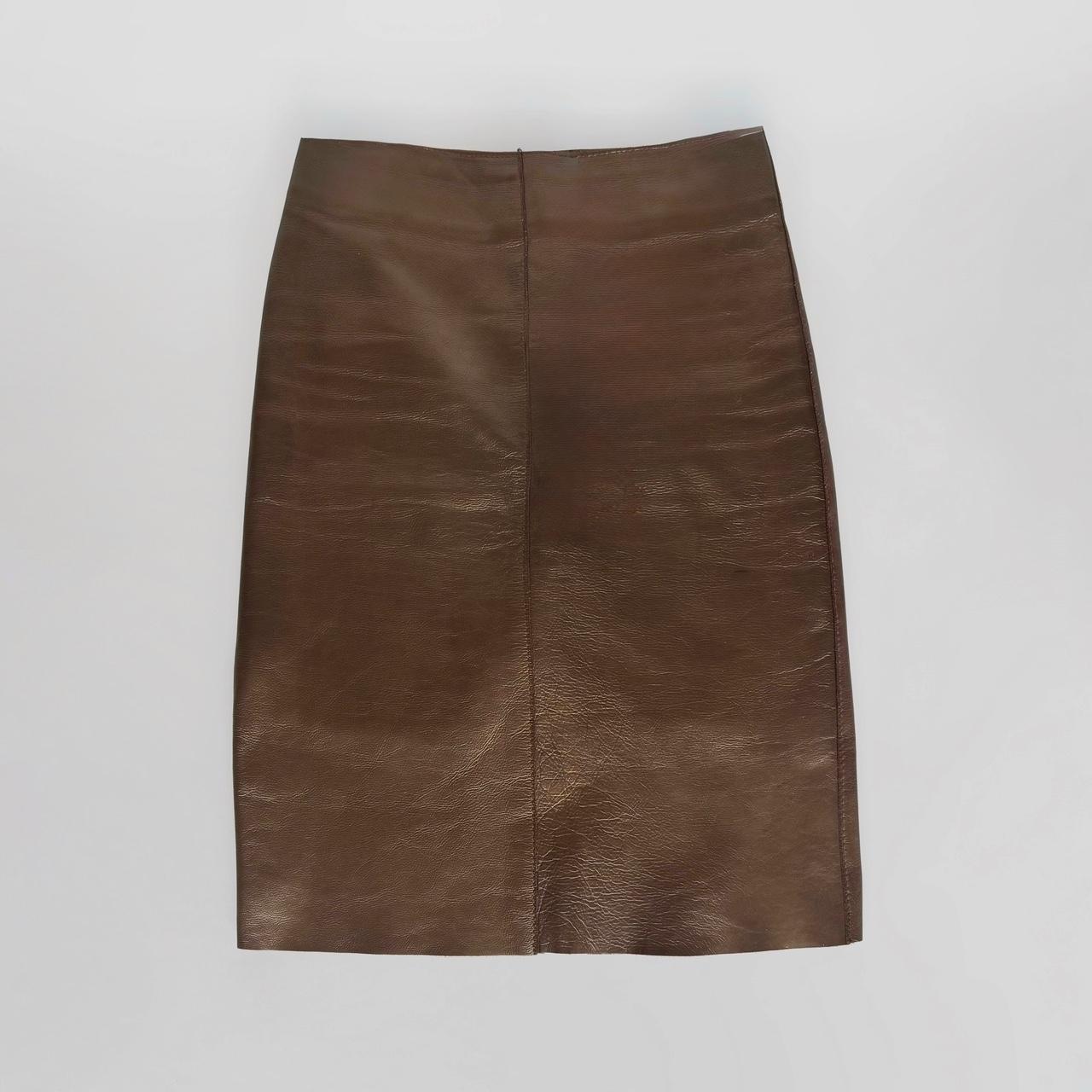 d&g 00s leather skirt