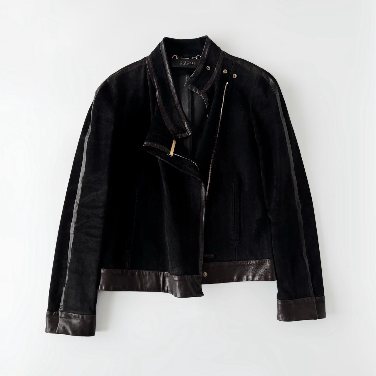 Gucci 2000s leather jacket