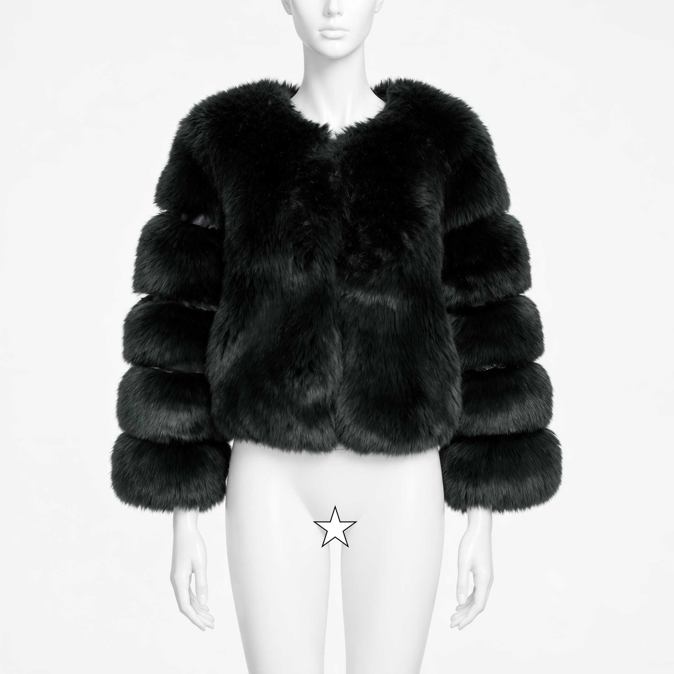 Etro 2010s Faux Fur Coat