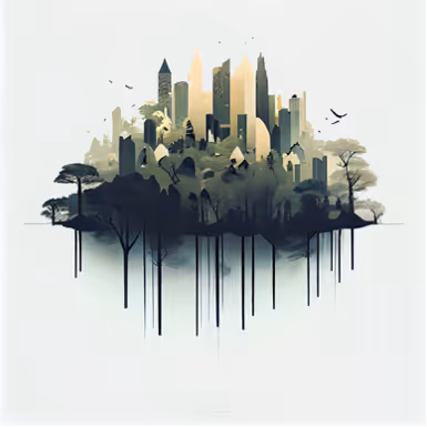 AI generated composition for ESG website