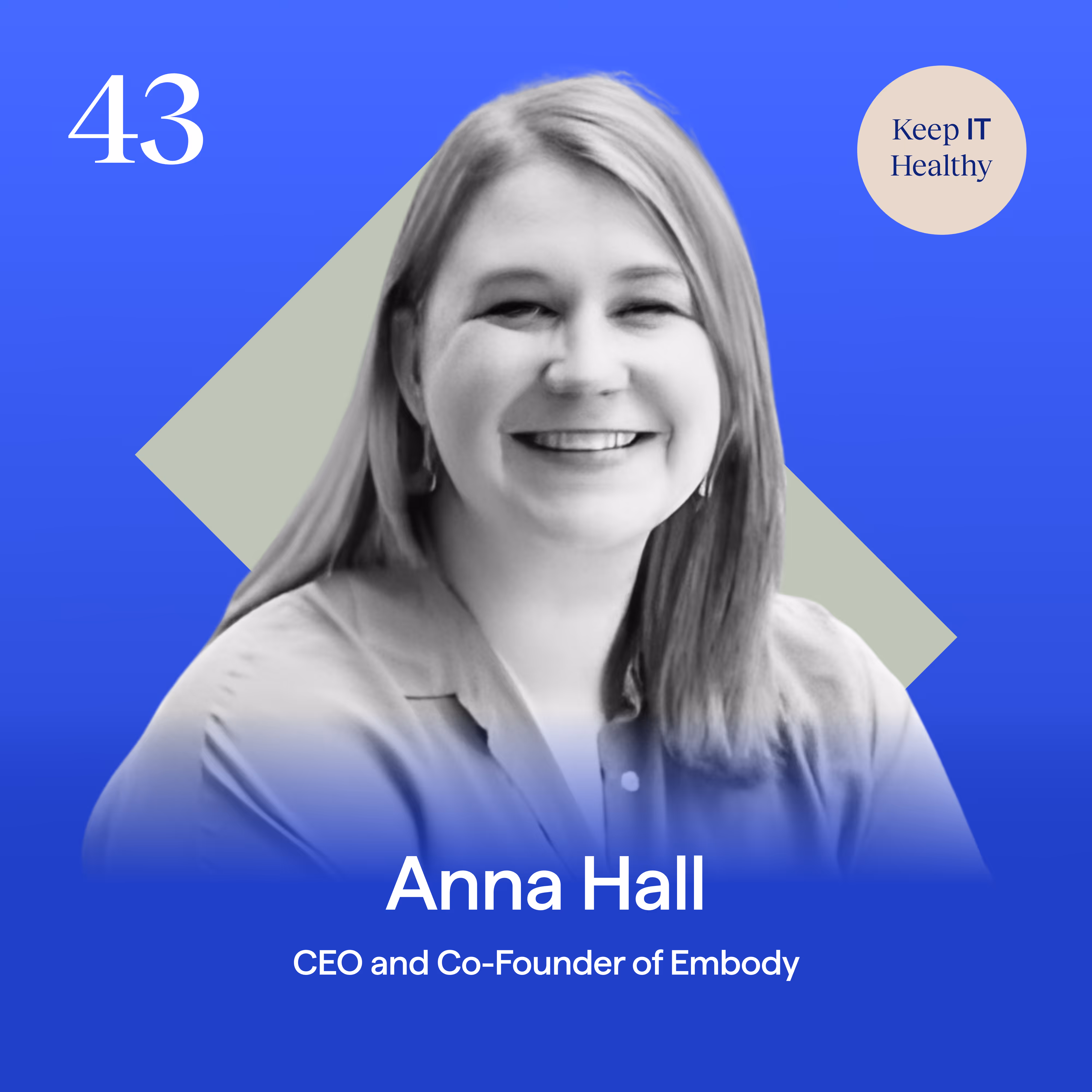 Image of Anna Hall, CEO of Embody, discussing privacy-first period tracking apps and user empowerment in Femtech.