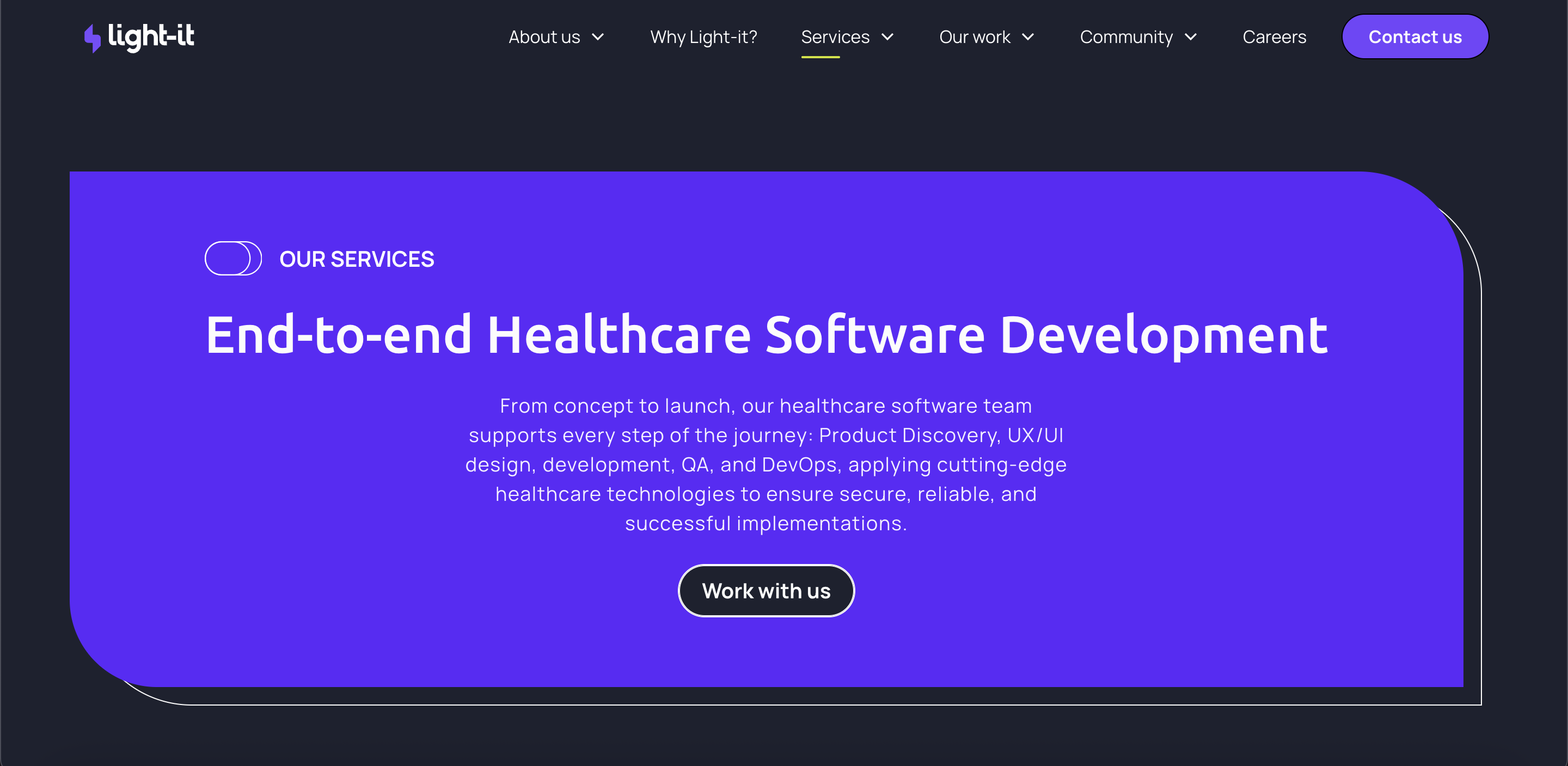 Light-it healthcare software development platform for clinical operations and mental health products