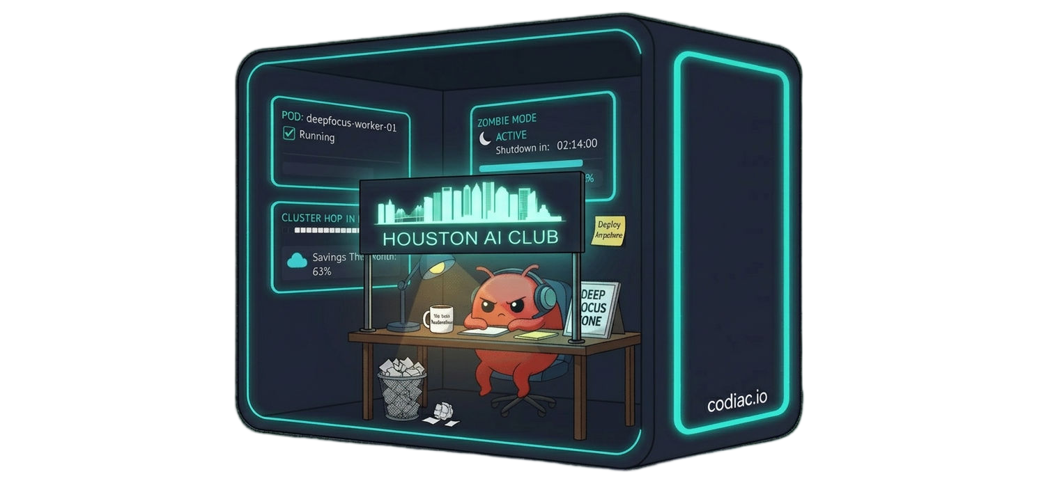 OpenClaw AI agent running
  inside a secure Codiac Kubernetes pod