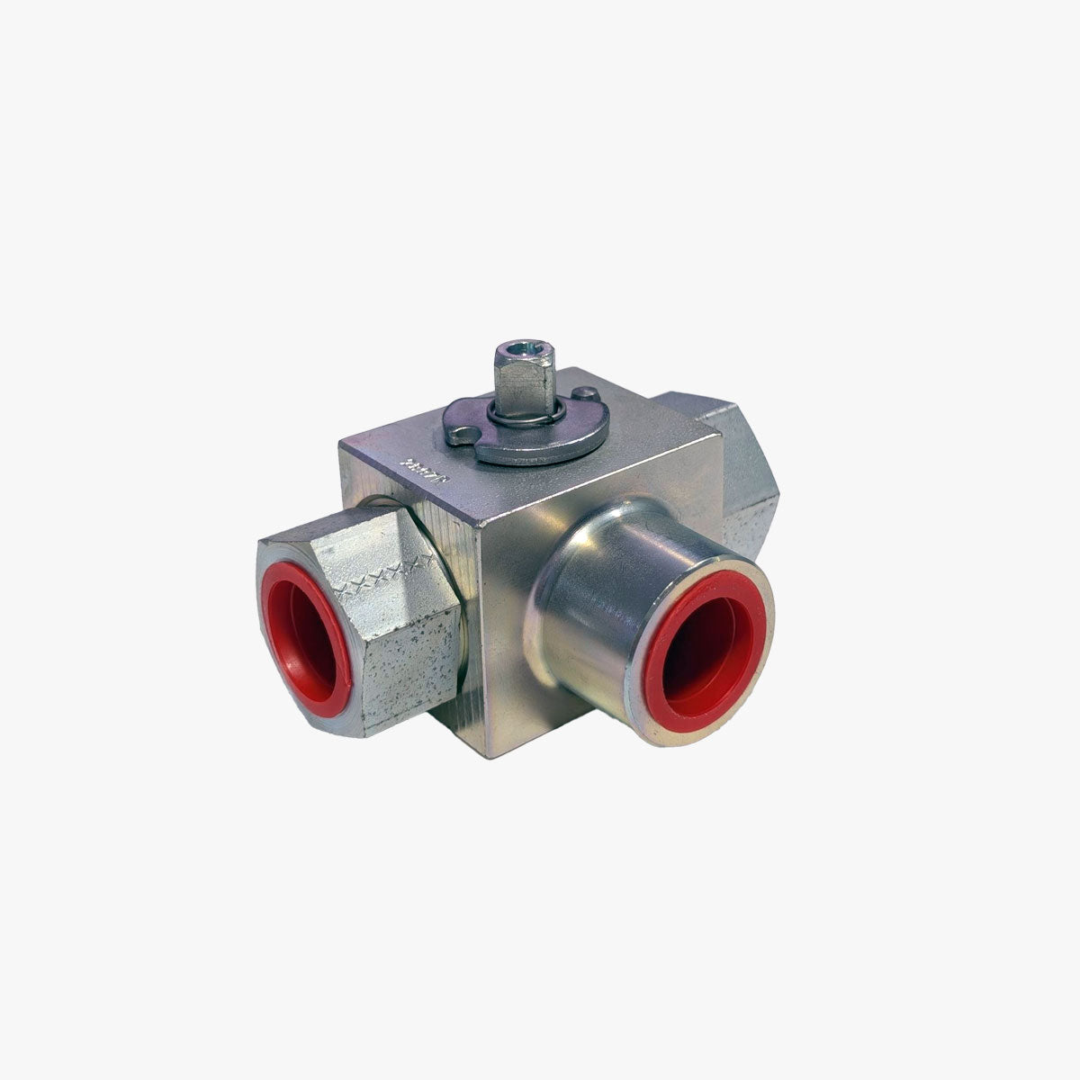 3-Way Hydraulic Ball Valve G1/2 (Handle Sold Separately)