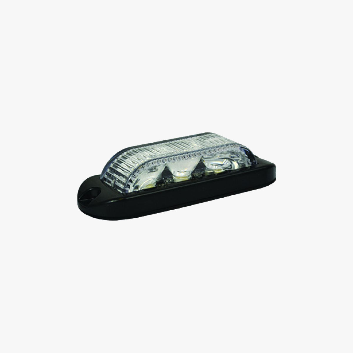 12-24V Q-LED 180˚ Wide Angle Amber Directional Warning Light with 12 Flash Patterns