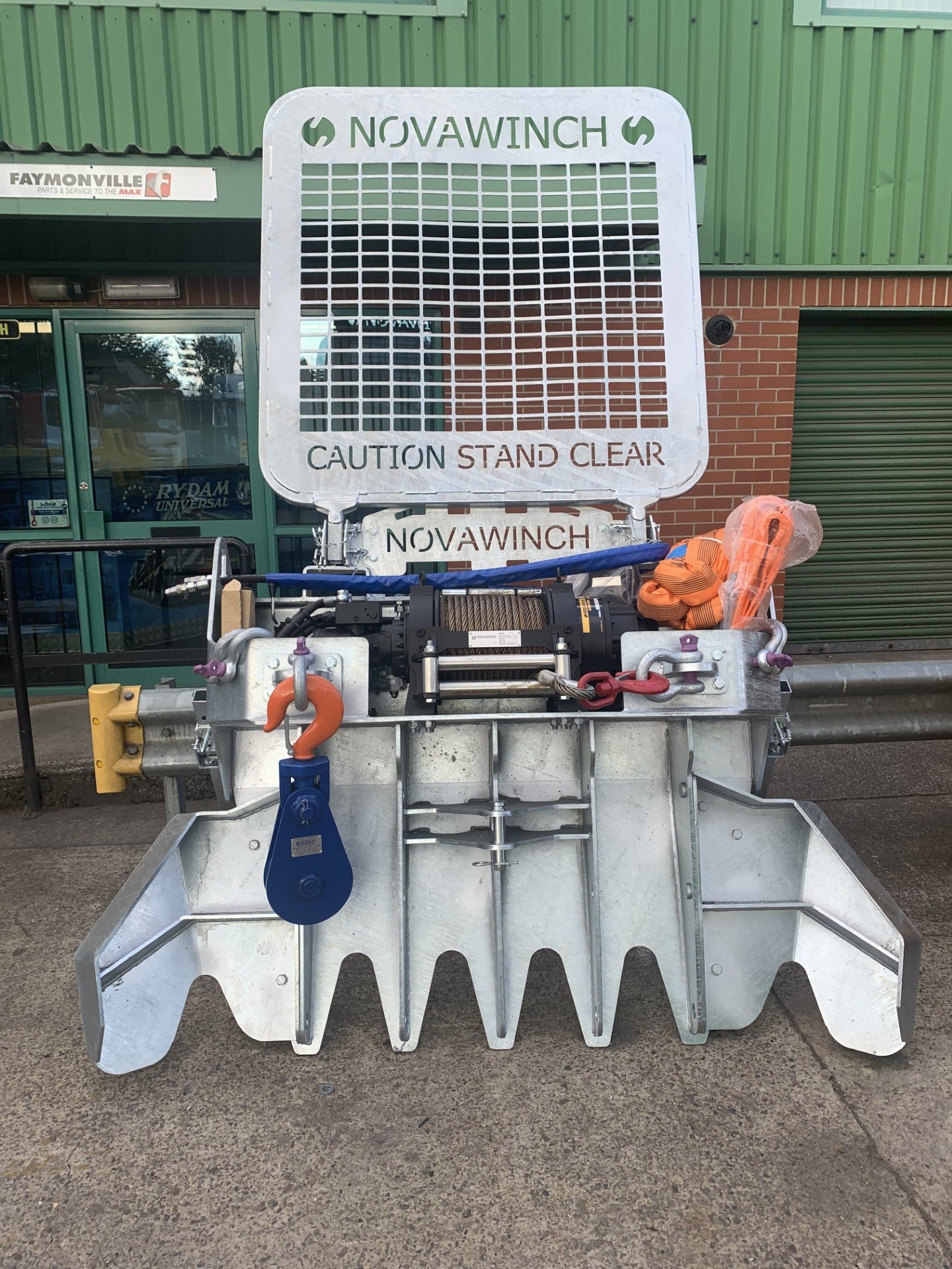 Off road winch frames
