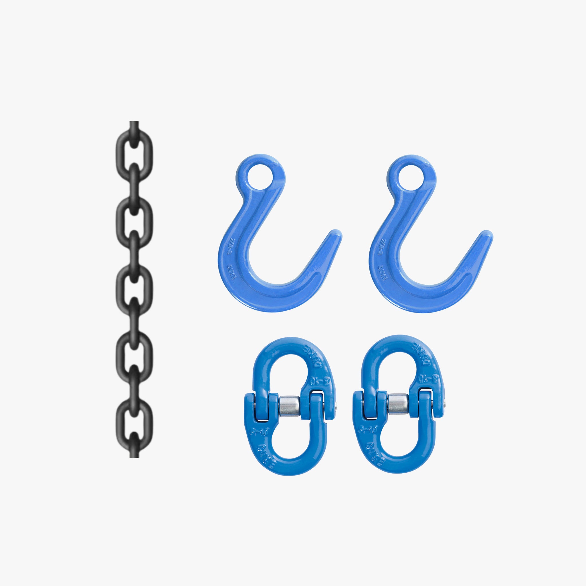 Grade 100 13mm Lashing Chain with Double Eye Foundry Hooks