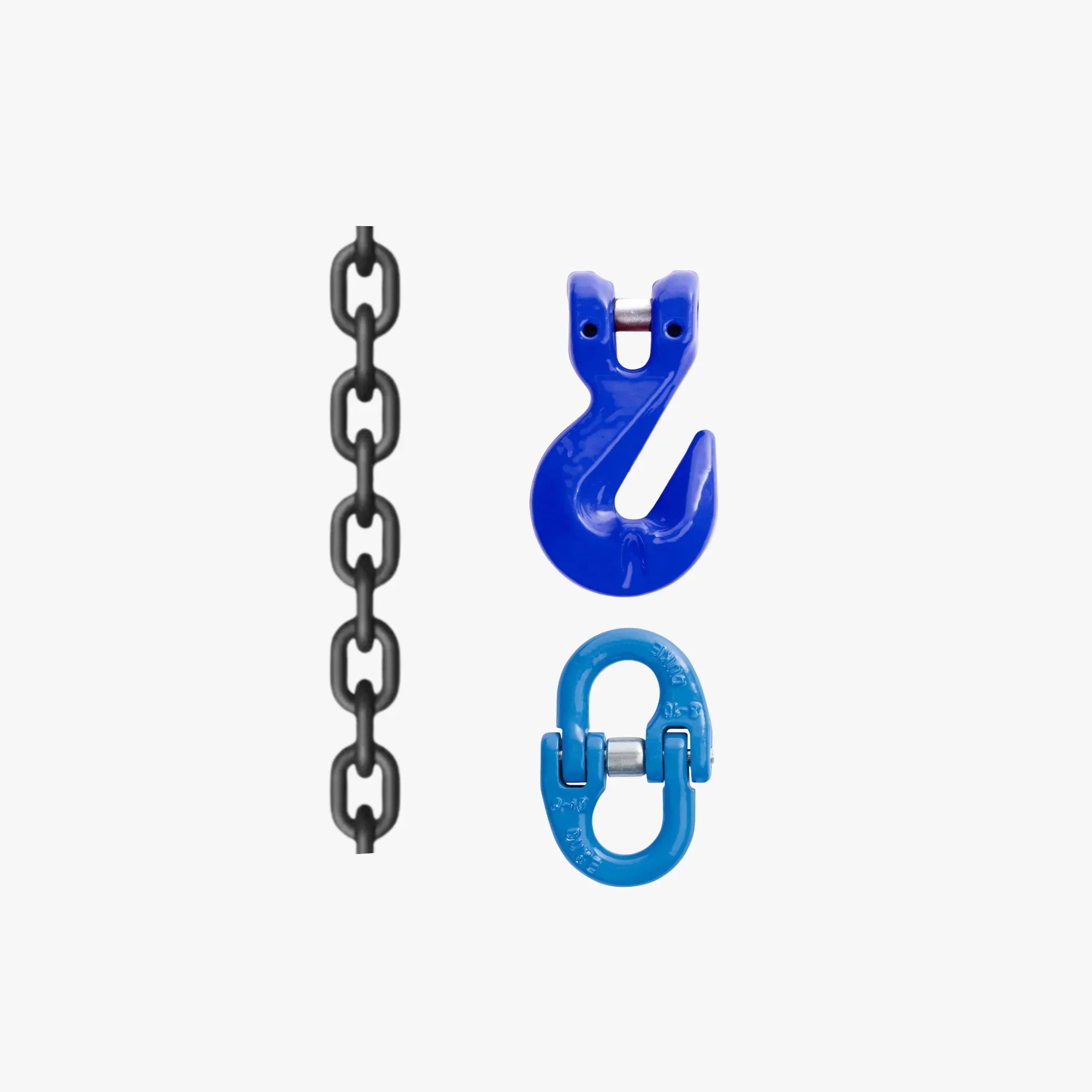 Grade 100 10mm Lashing Chain with Single Clevis Grab Hook