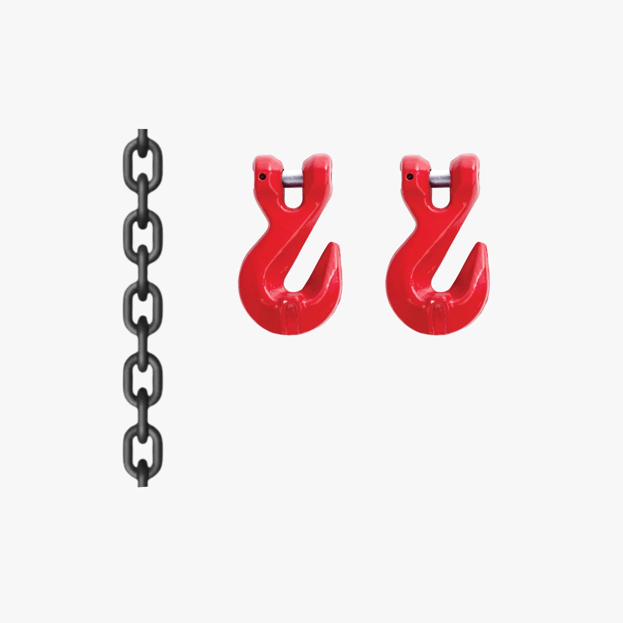 Grade 80 16mm Lashing Chain with Double Clevis Grab Hook
