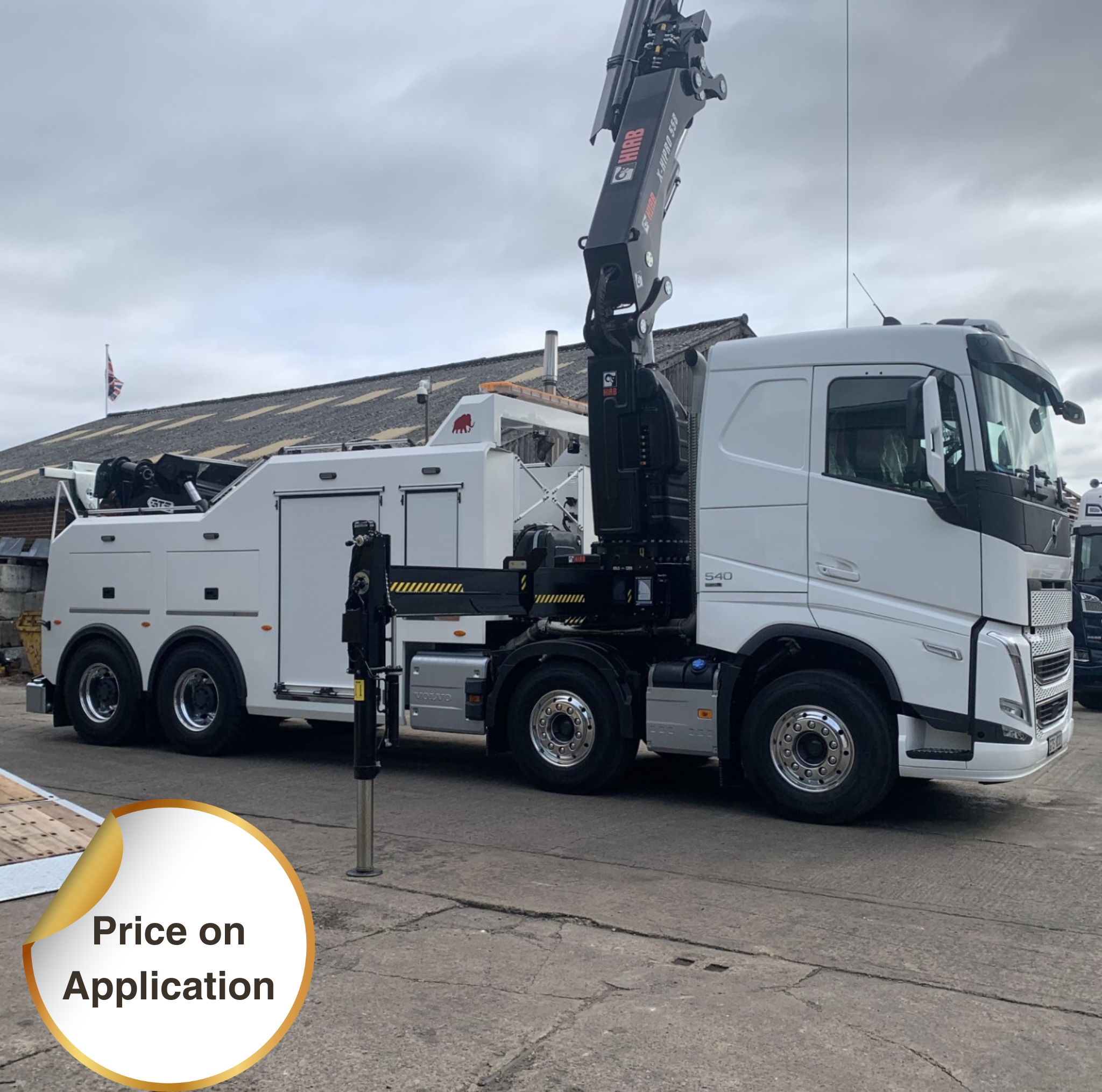 8X4 Wrecker with Hiab Crane
