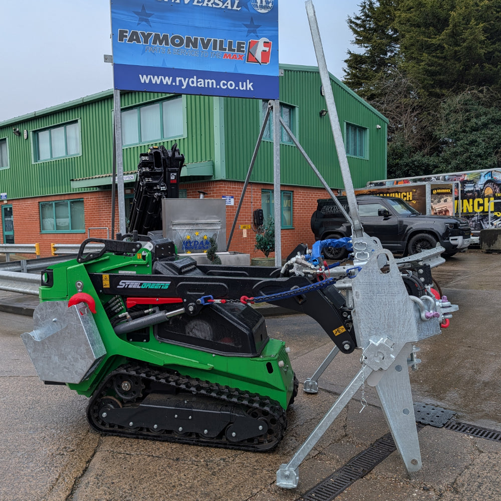 SSL100 Skid Steer Mini Loader with Winch Anchor and Hydraulic Winch