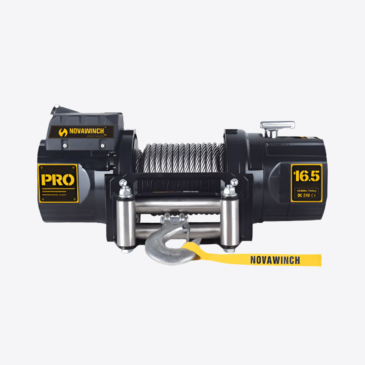24V 16500lb Electric Winch with Wire Rope & Remote - PRO16500