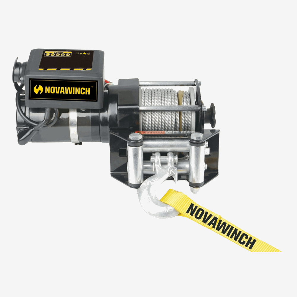 4,500lb/2,041kg 12V Electric ATV/Quad Winch With Wire Rope & Wired Remote Control