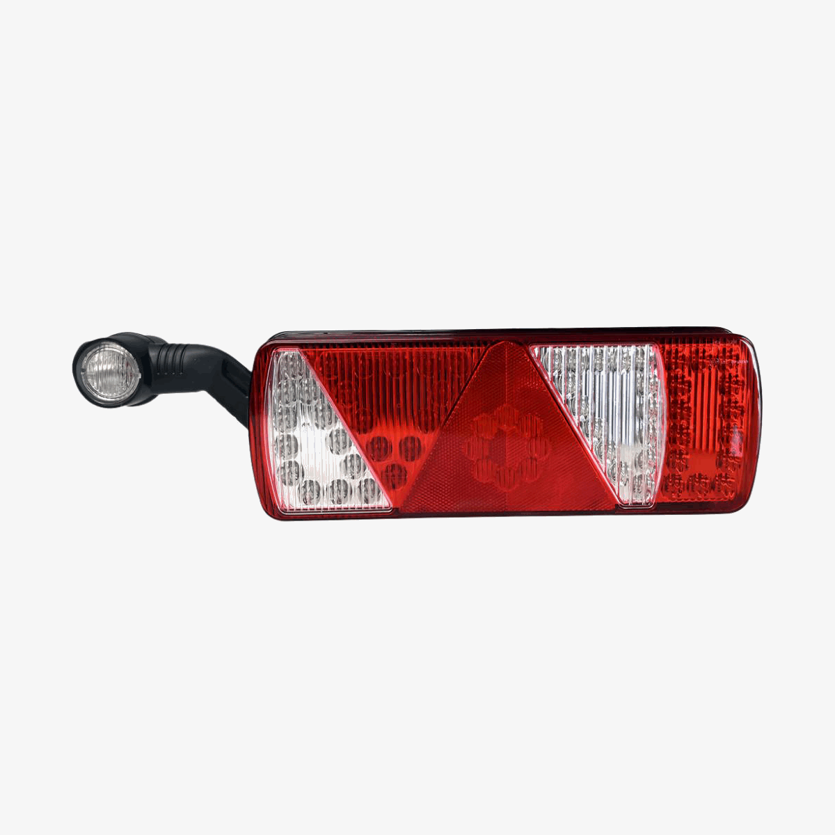 ECOLED 24V 8-Function Rear Light With Outline Marker Stalk And ASS2 Plug