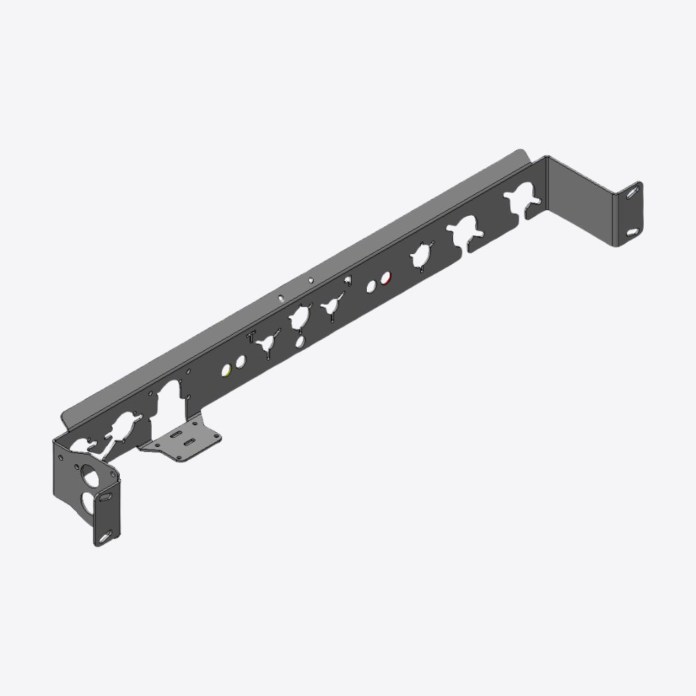 2 x Front Plates for Air/Electrical Fittings - MegaMAX