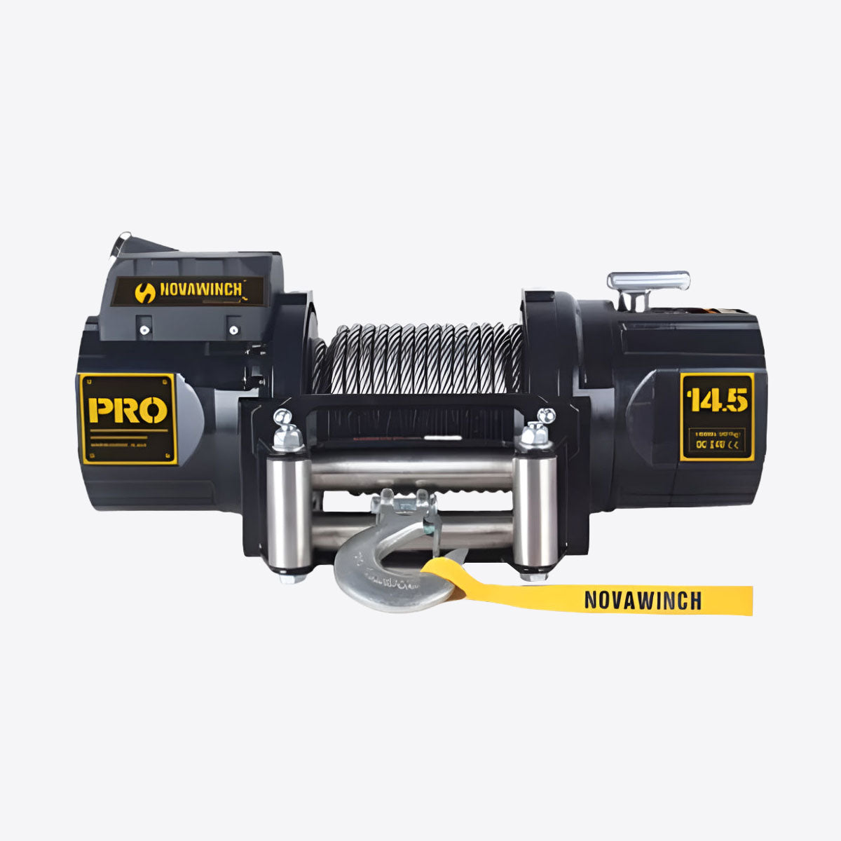 24V 14500lb Electric Winch with Wire Rope & Remote - PRO14500