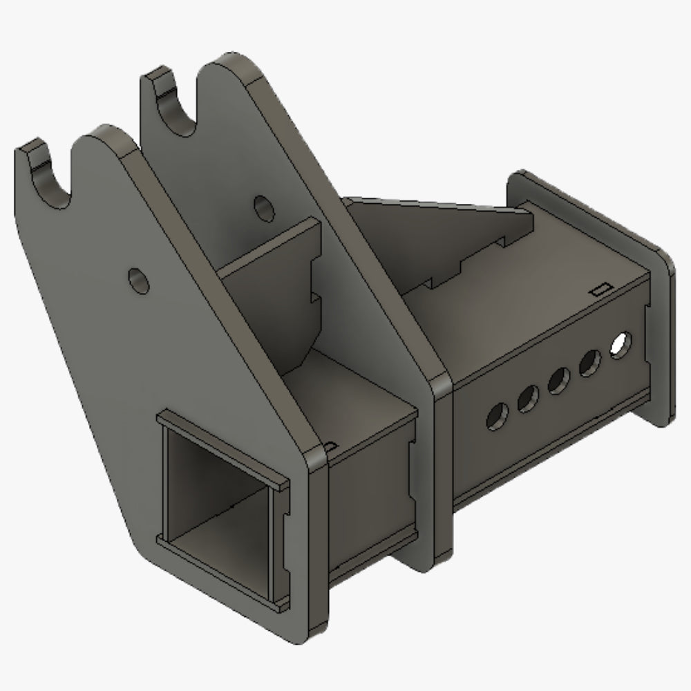 2 x Elevated T-Bar Brackets 130 x 130 (150mm High) - DRS220-001