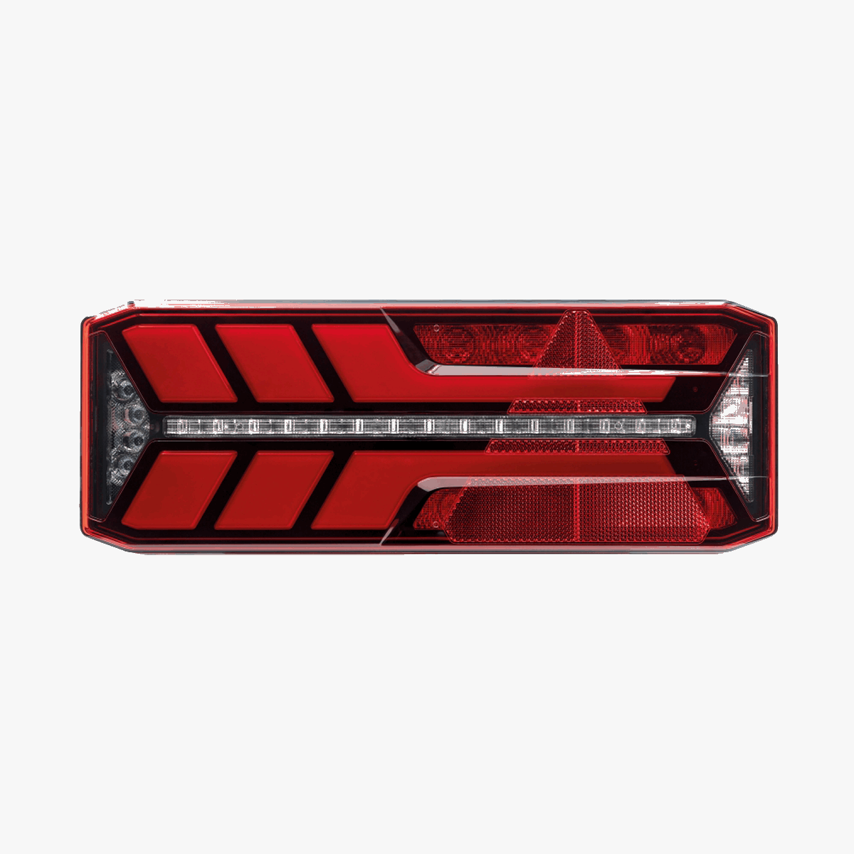 EcoLED III 24V 5-Function Rear Light w/ Dynamic Indicator and Triangle Reflector