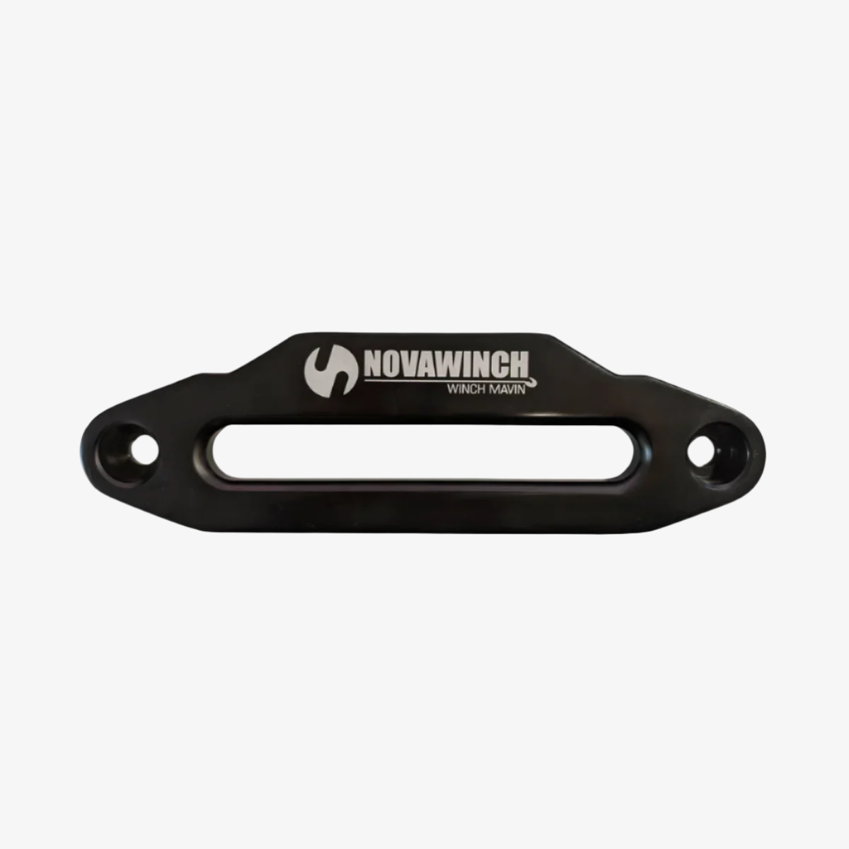 254mm Black Aluminium Winch Hawse Fairlead For Synthetic Rope