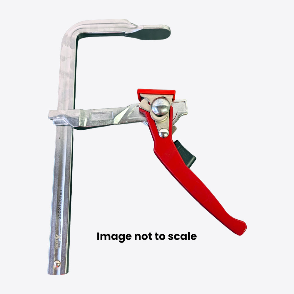 Forged Quick Lever Ratchet Clamp, F-Shape - 120 x 800mm