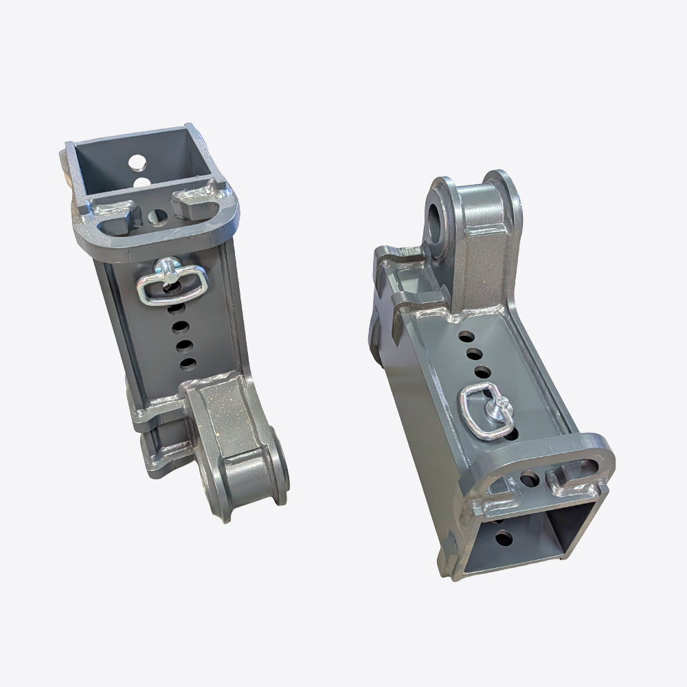 2 x Boniface Crosshead Width Extension Pedestal - 4.45" x 4.45" (113x113mm)