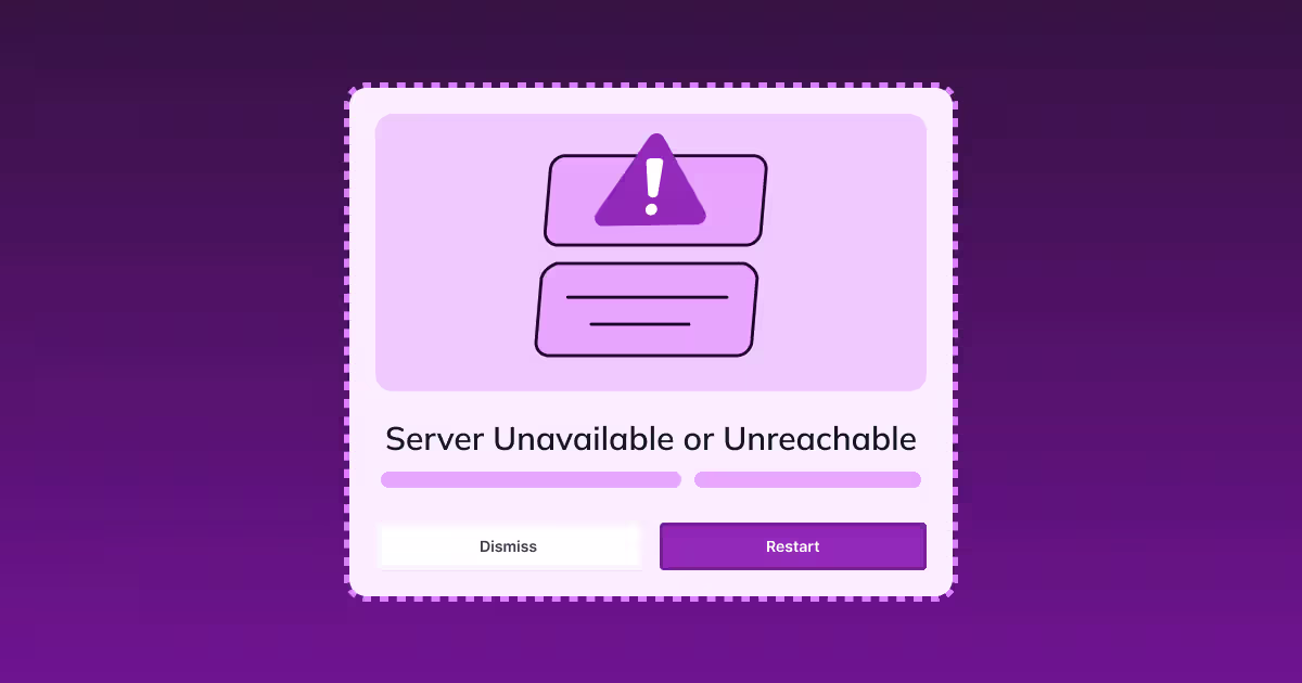 Illustration explaining GSMA TS.43 failure scenarios, showing an entitlement server error with a ‘Server Unavailable or Unreachable’ warning.