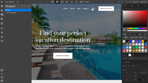 Color - Suite X Webflow Template