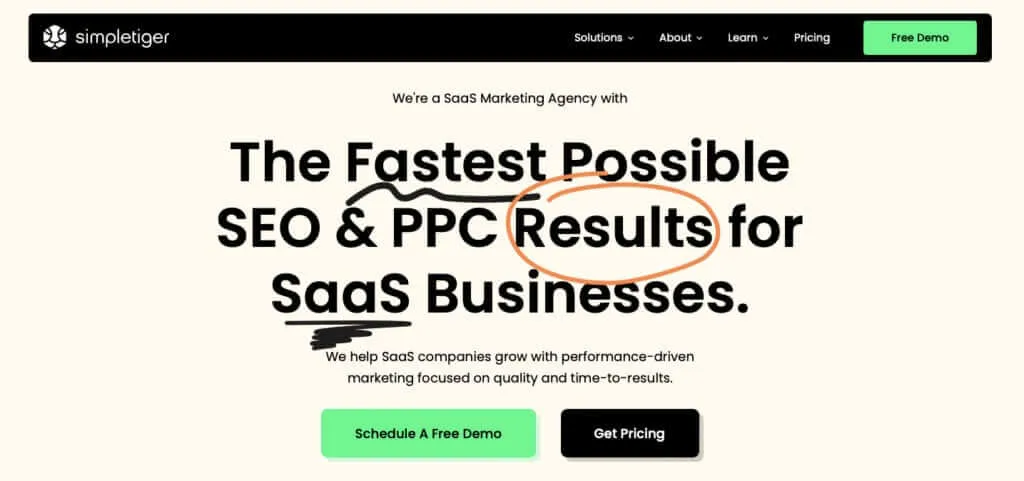 SaaS Digital Marketing Agencies - Simple Ti