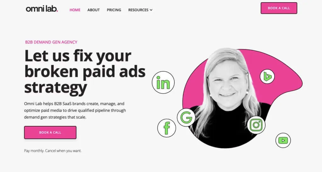 SaaS Digital Marketing Agencies - Omni Lab Consulting